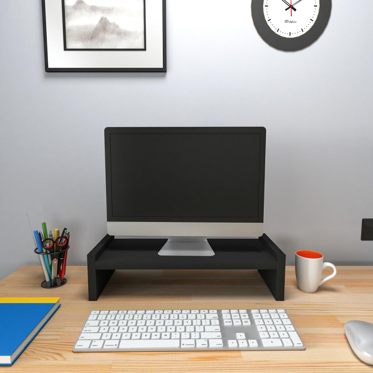 Agatha Monitor Riser PC Stand - Black – image 4