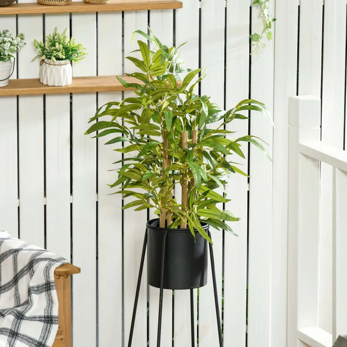 Diso Set of 2 Artificial Bamboo Desk Plants in Pots, 60cm – image 8