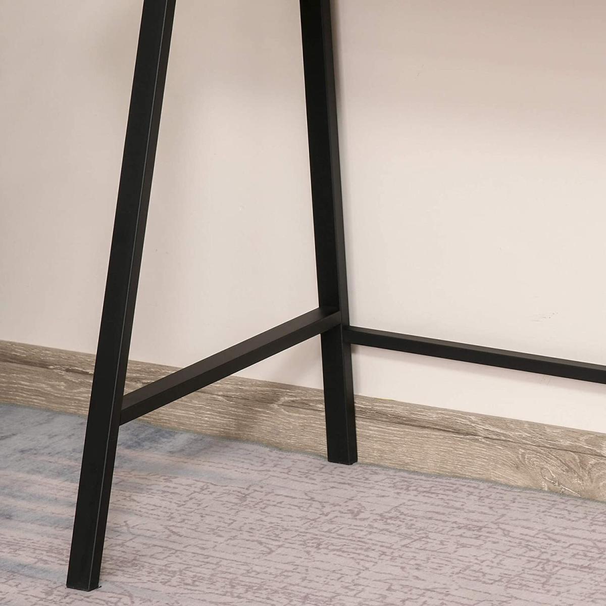 Home Office Laptop Workstation - Black and Walnut Tone – image 4