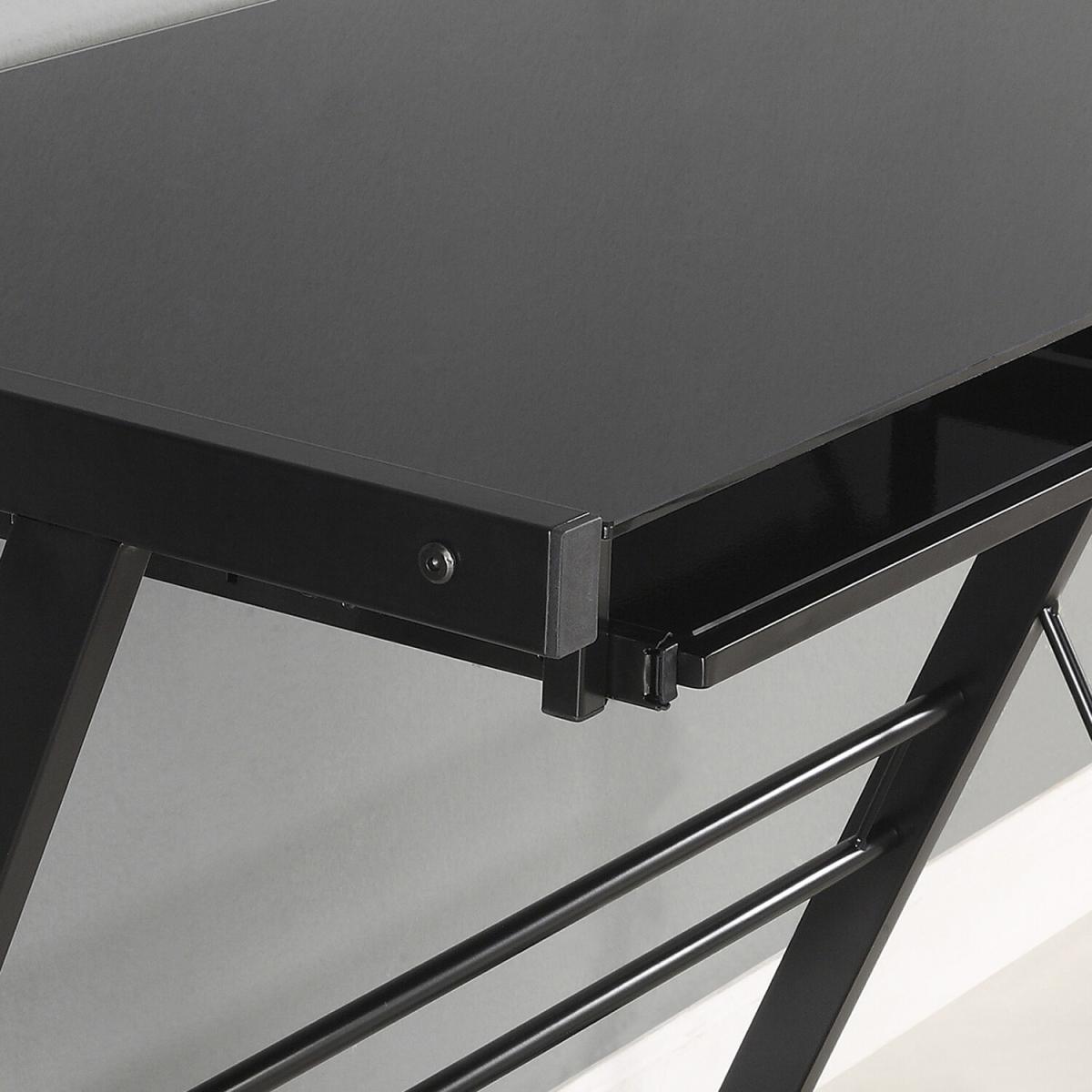 Barton Computer Desk - Silver – image 8