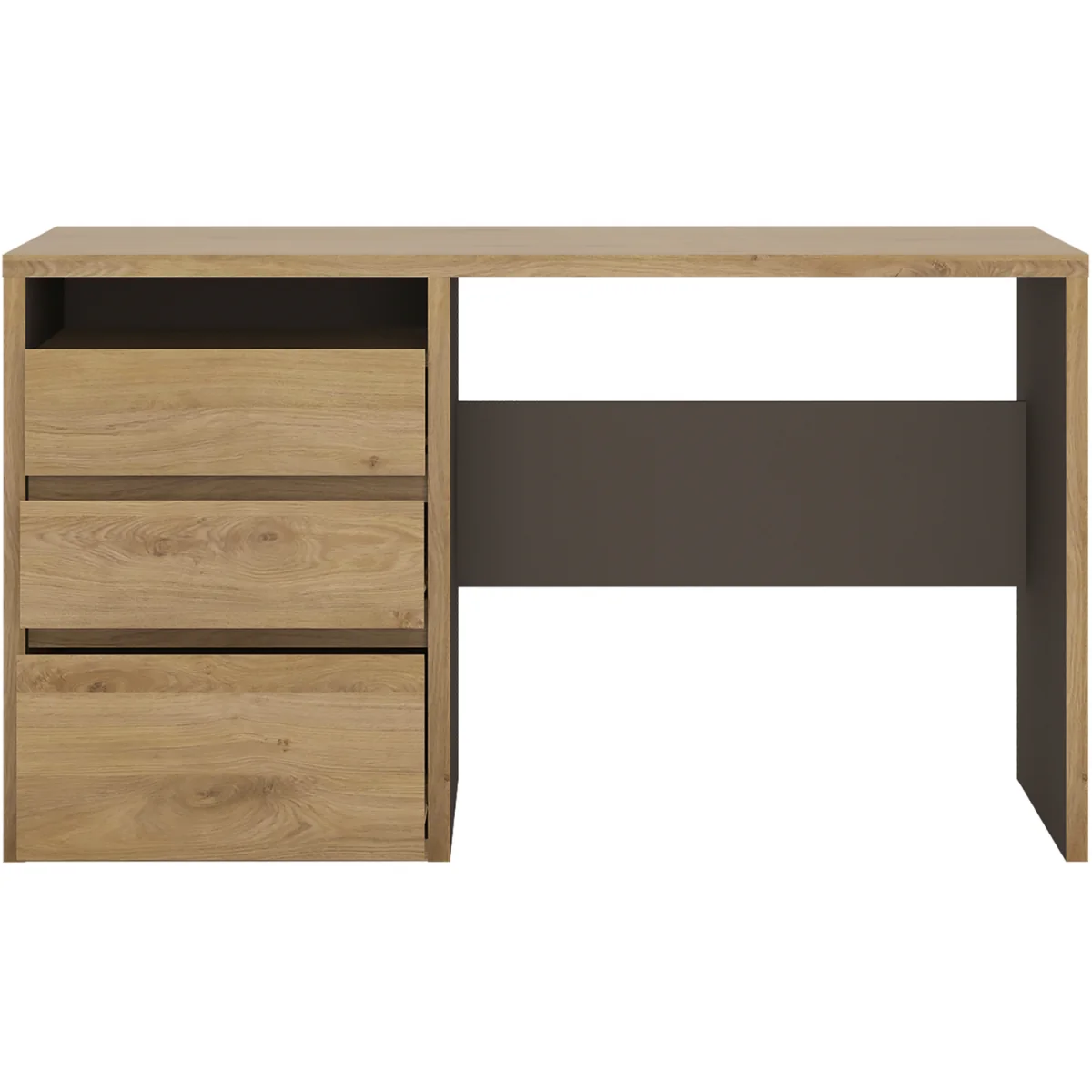 Shetland 3 Drawer Desk - Oak – image 6