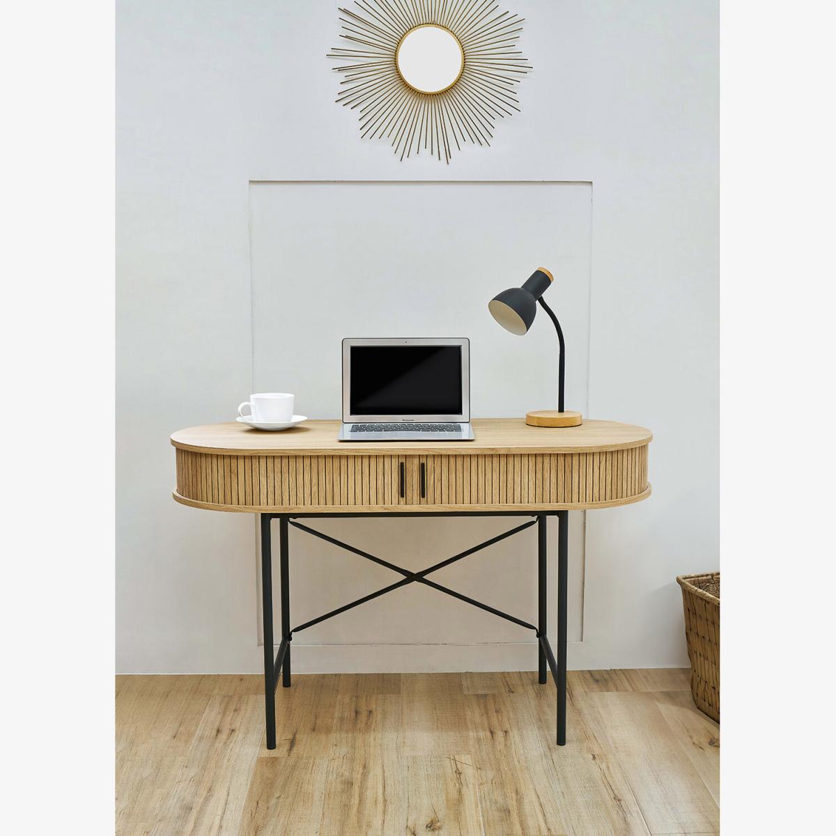 Kali Computer Desk - Natural