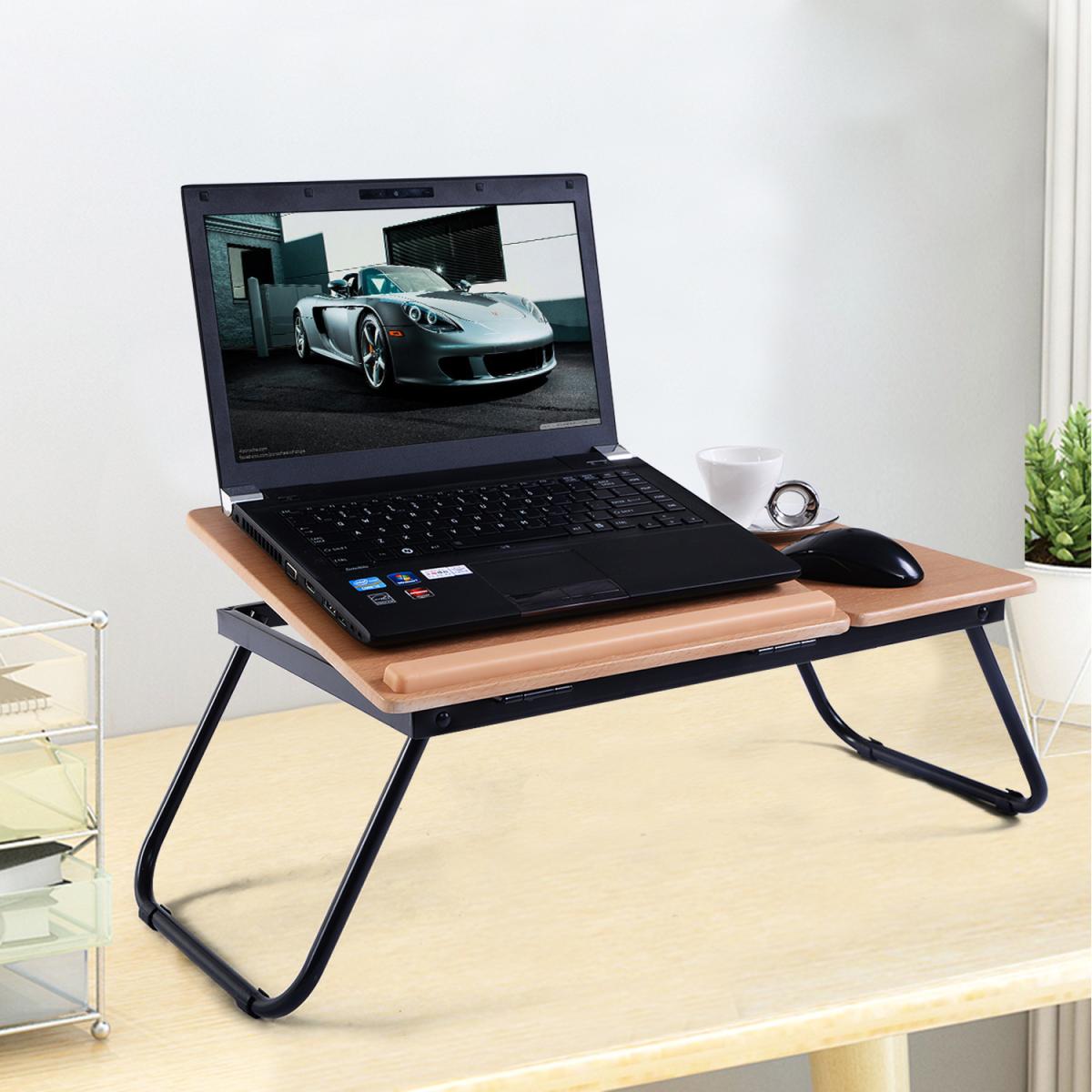 Costway Laptop Table Notebook Table Notebook Stand - Natural – image 3