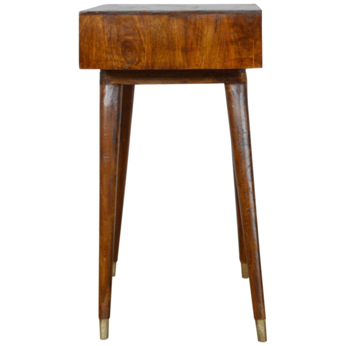 Sunrise Gold Carved Writing Desk With 1 Drawer - Brown – image 8