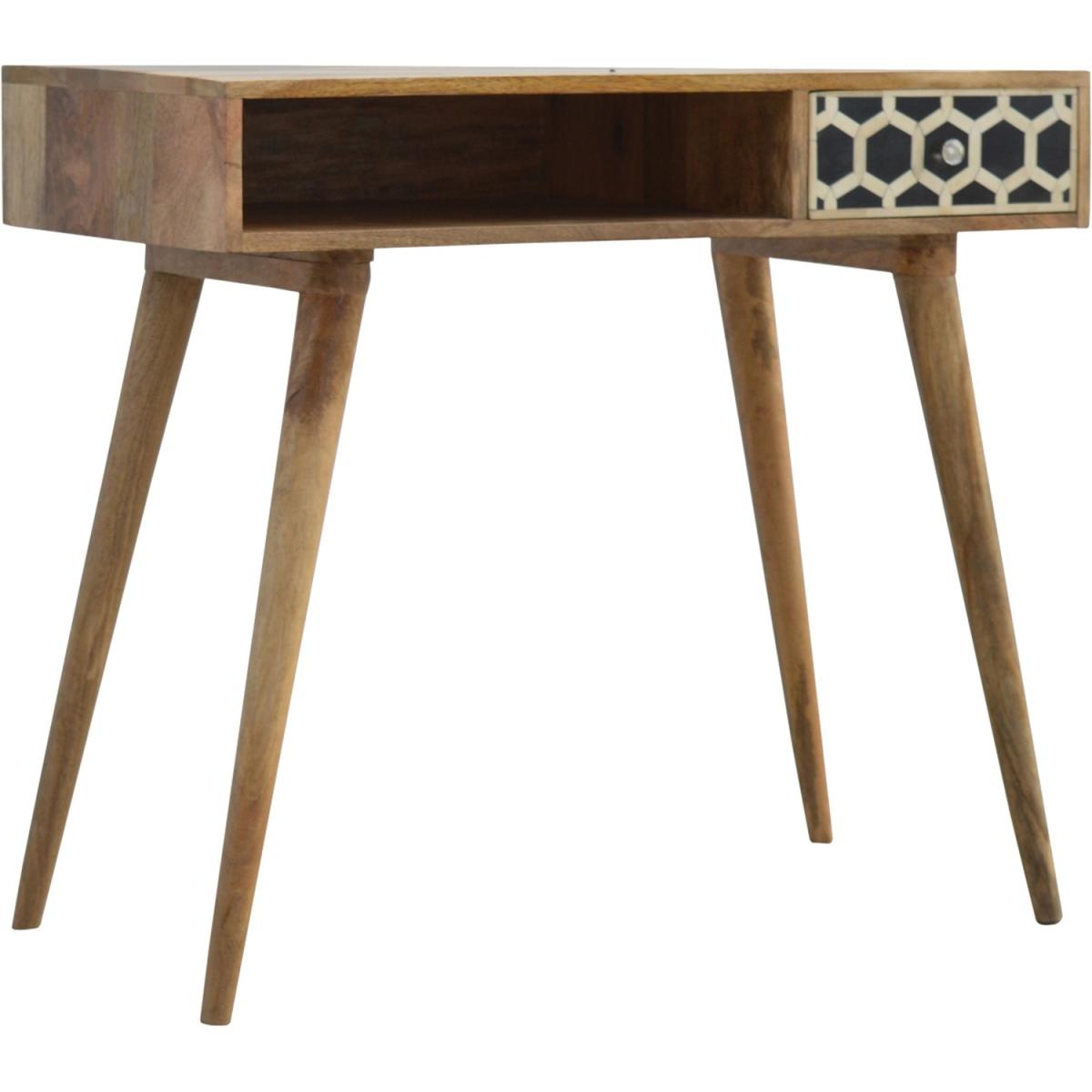 Bone Inlay Writing Desk - Orange – image 4