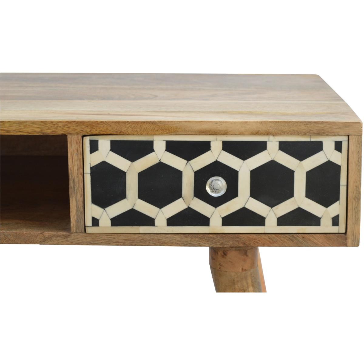Bone Inlay Writing Desk - Orange – image 5