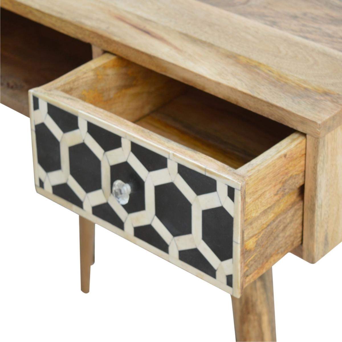 Bone Inlay Writing Desk - Orange – image 7