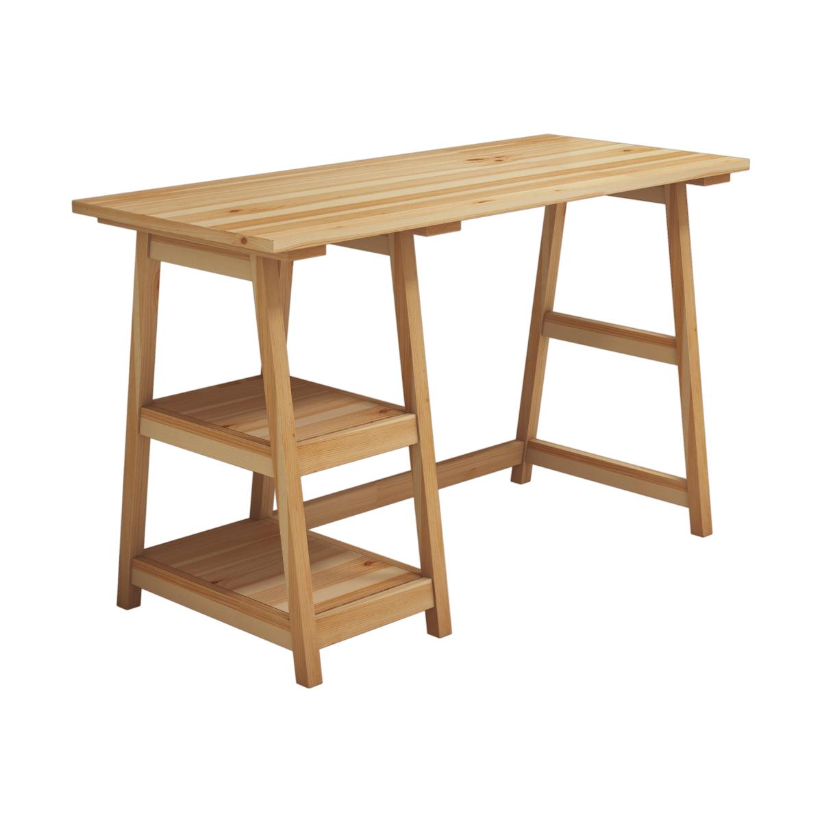 Perla Oak Computer Desk - Oak – image 1