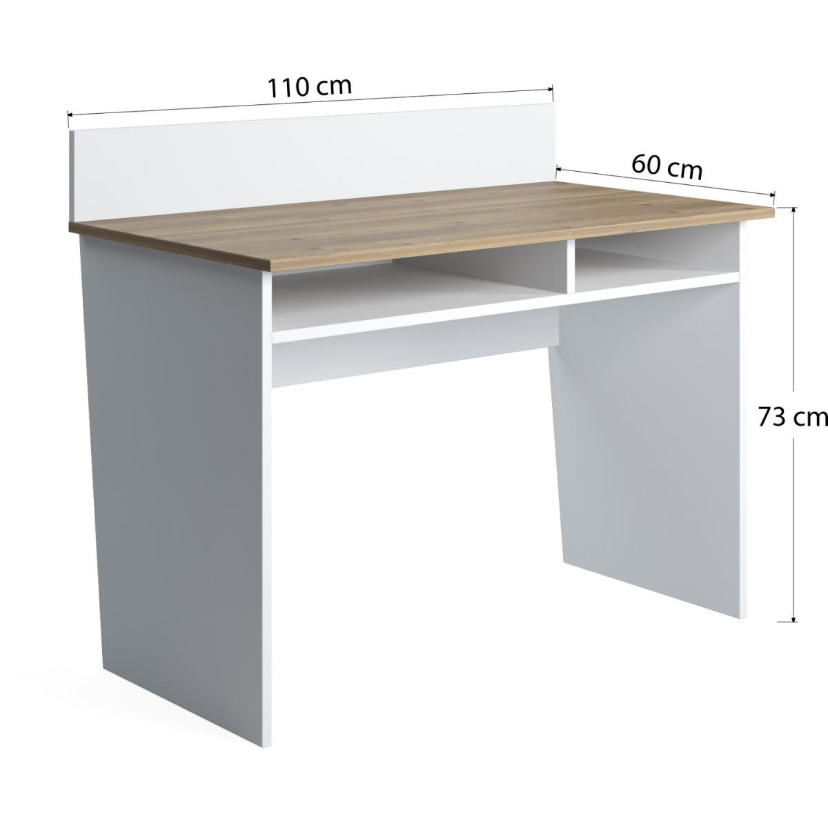 Nefi 119cm W Study Desk by Ruumstore - Varna Oak – image 5