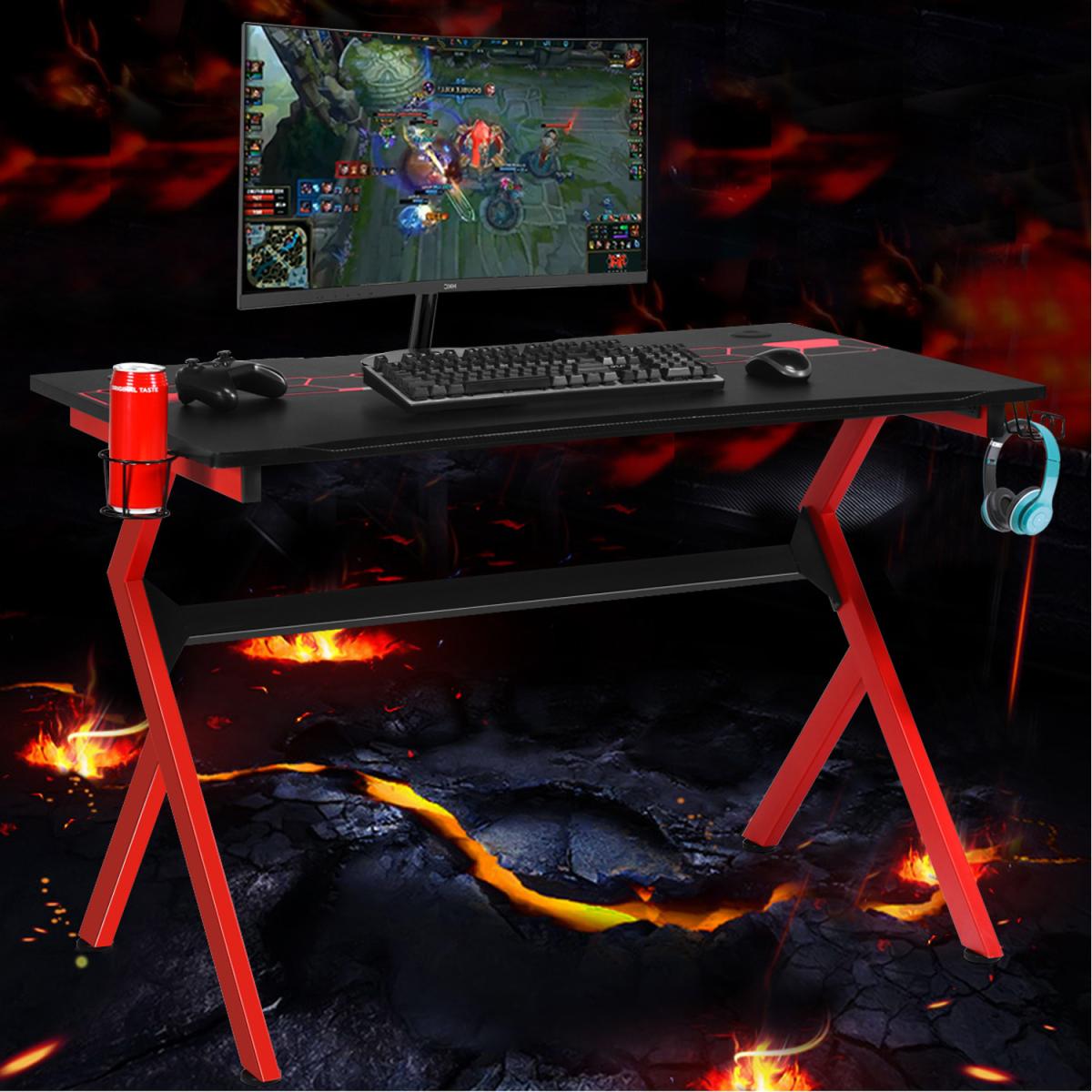 Costway R-Shaped Carbon Fiber Computer - Black – image 6