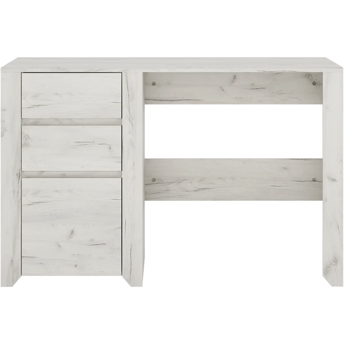 Angel 3 Drawer Desk - White – image 6