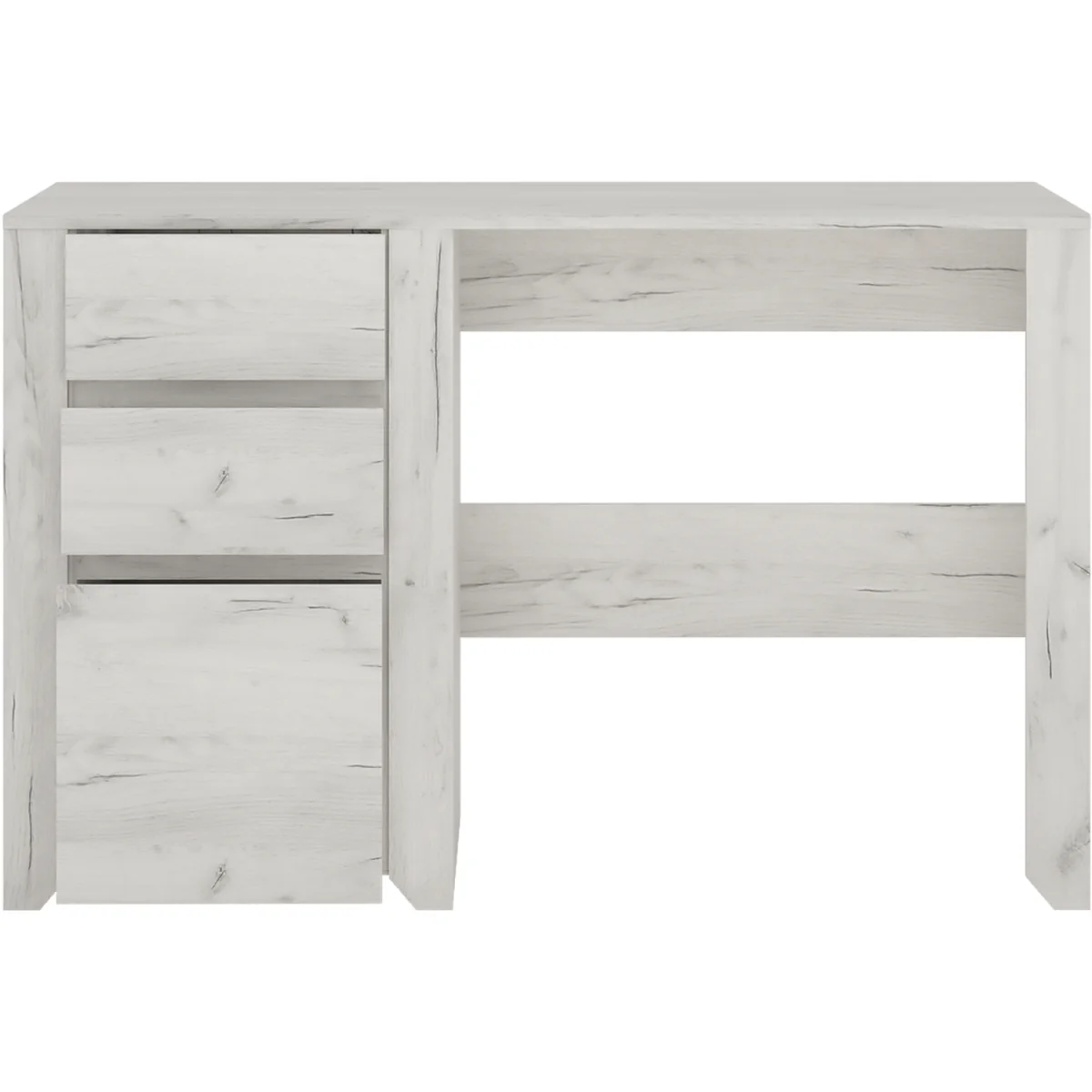Angel 3 Drawer Desk - White – image 7