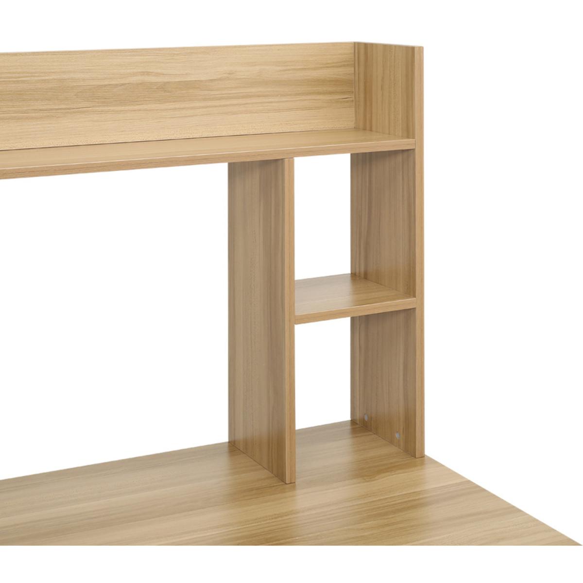 Modern Computer Desk - Light Brown – image 12