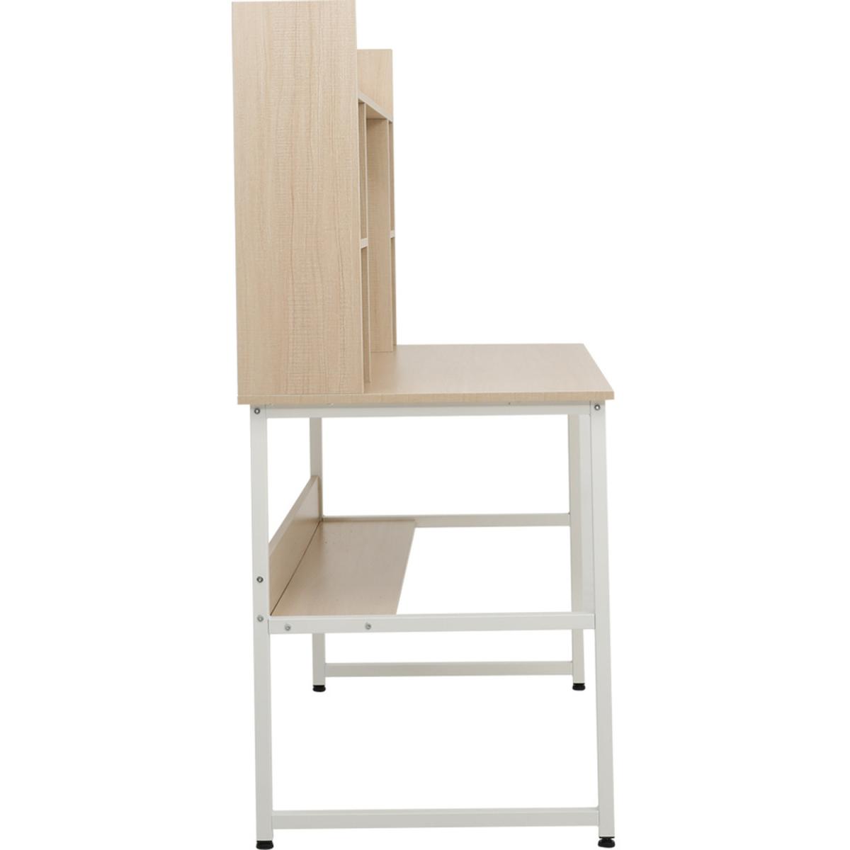 Modern Computer Desk - Light Brown – image 4
