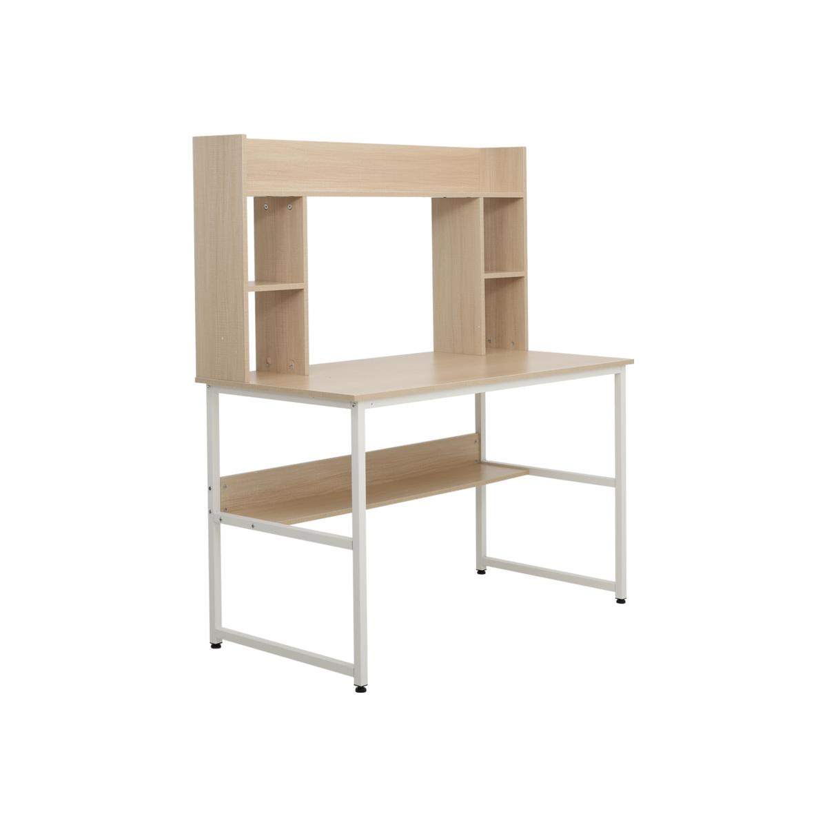 Modern Computer Desk - Light Brown – image 1