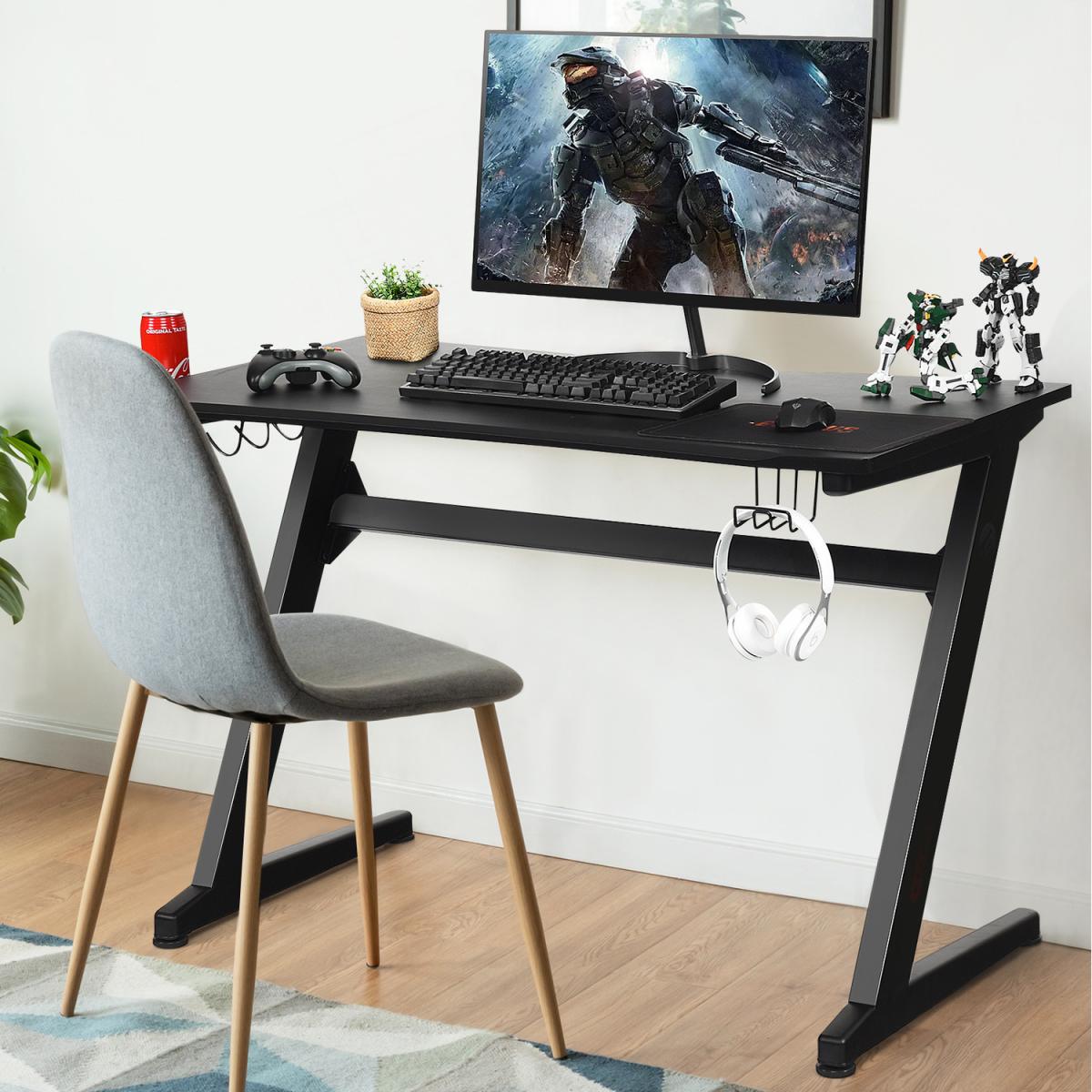 Racing Computer Gaming Desk - Black – image 5