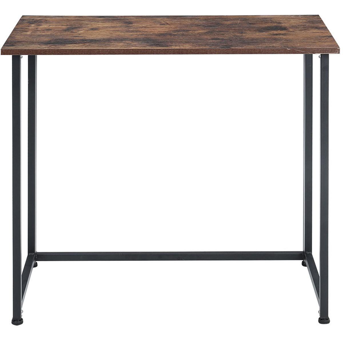 Folding Computer Table - Brown – image 3