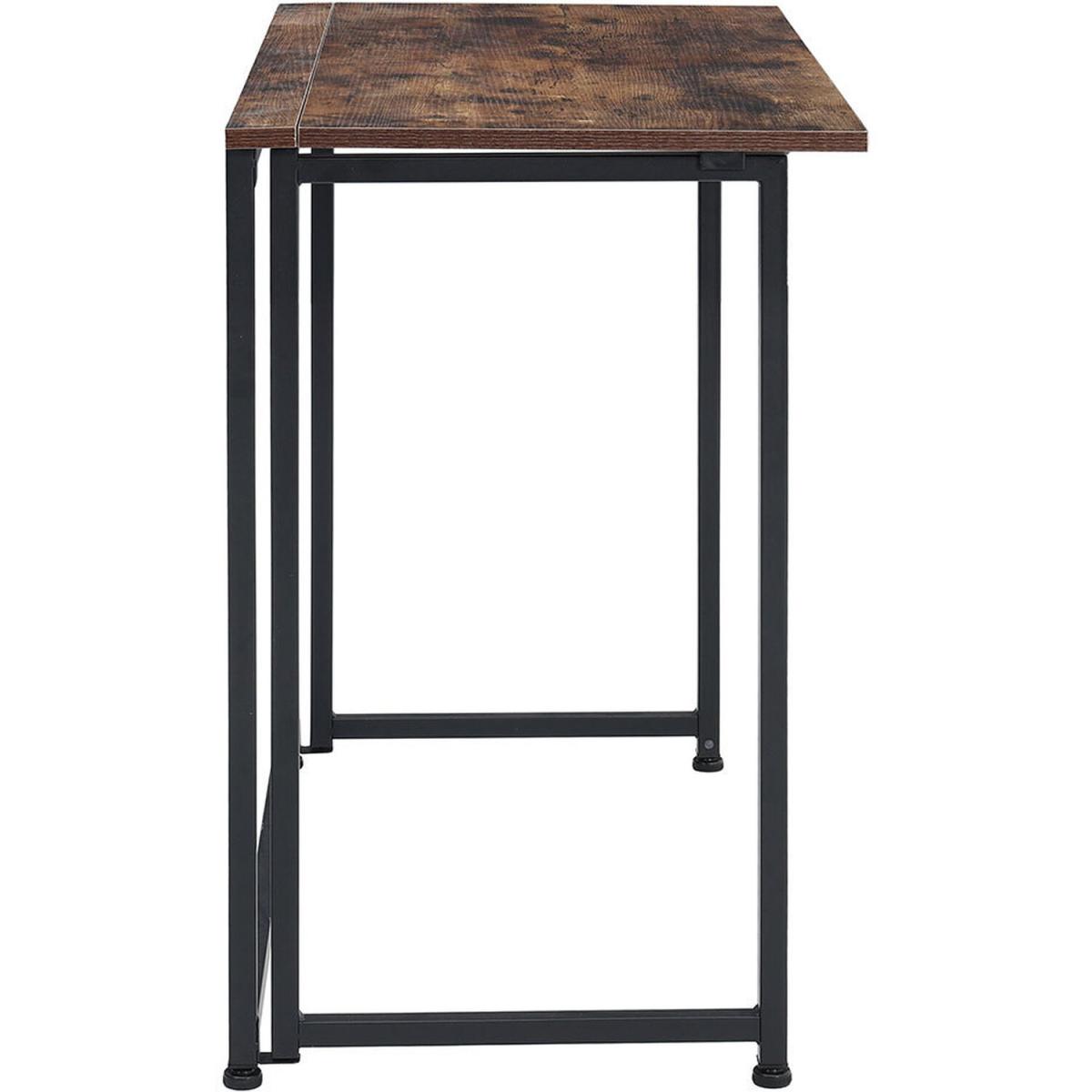 Folding Computer Table - Brown – image 5
