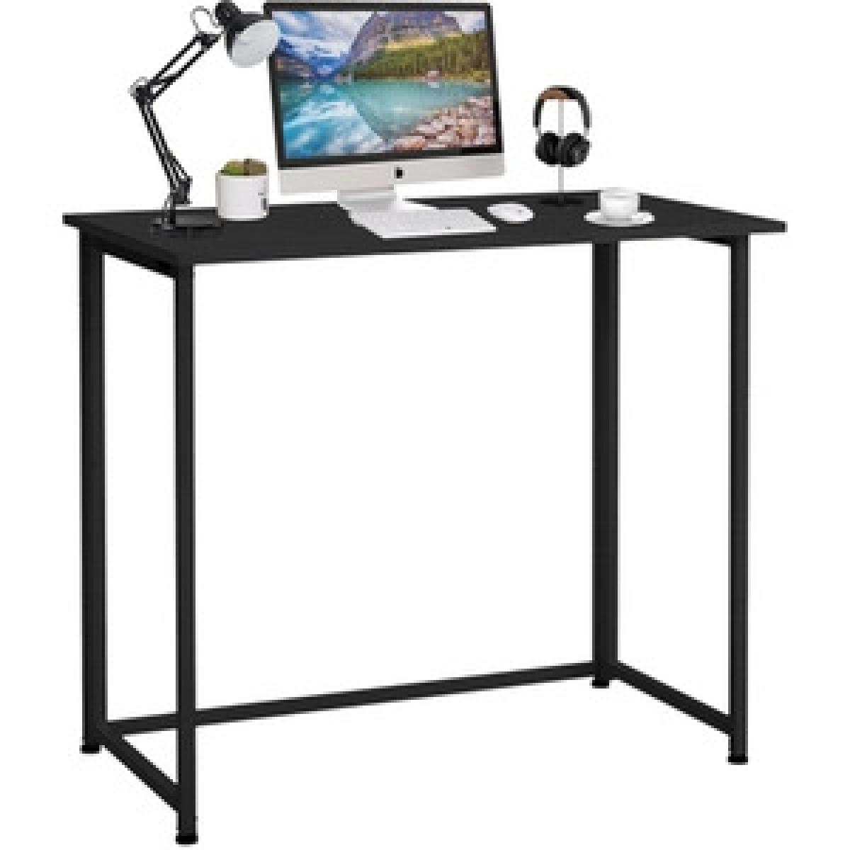 Folding Computer Table - Brown – image 7