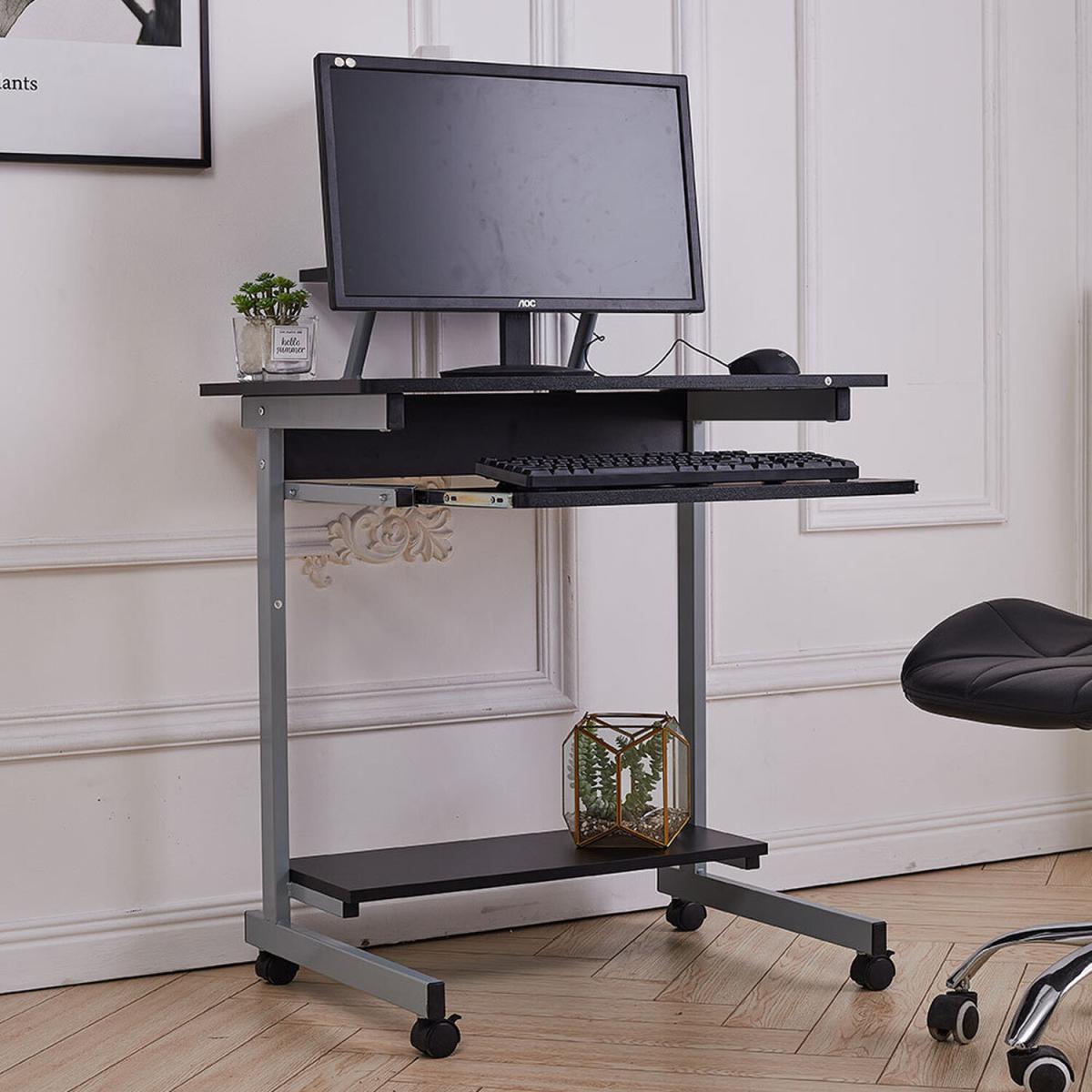 Modern Style Computer Desk - Black – image 3