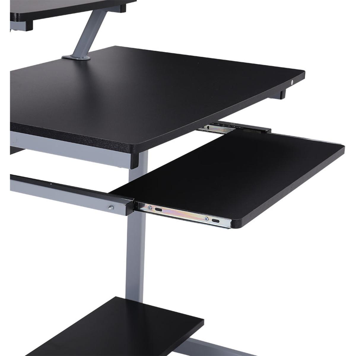 Modern Style Computer Desk - Black – image 8