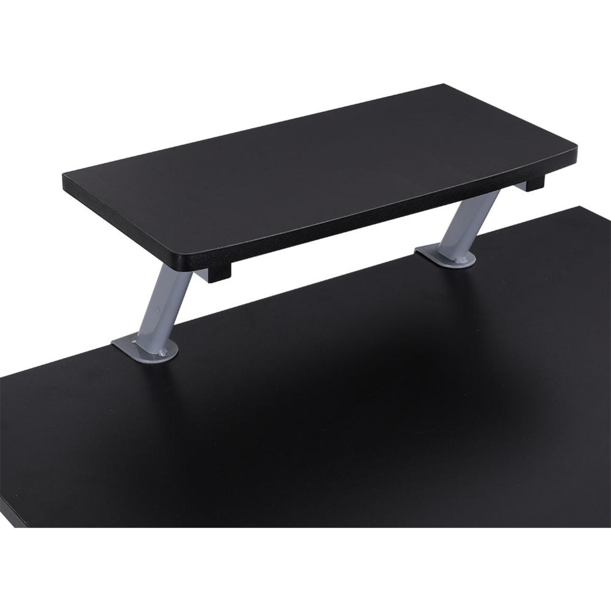 Modern Style Computer Desk - Black – image 9