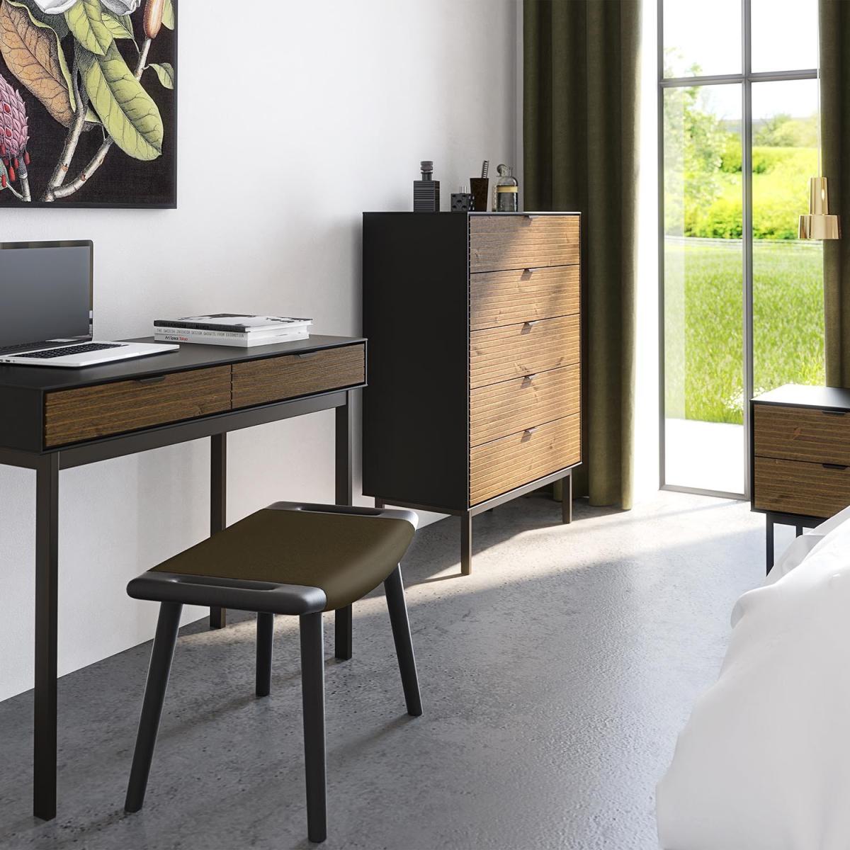 Soma Two Tone Desk  - Black & Pine – image 3