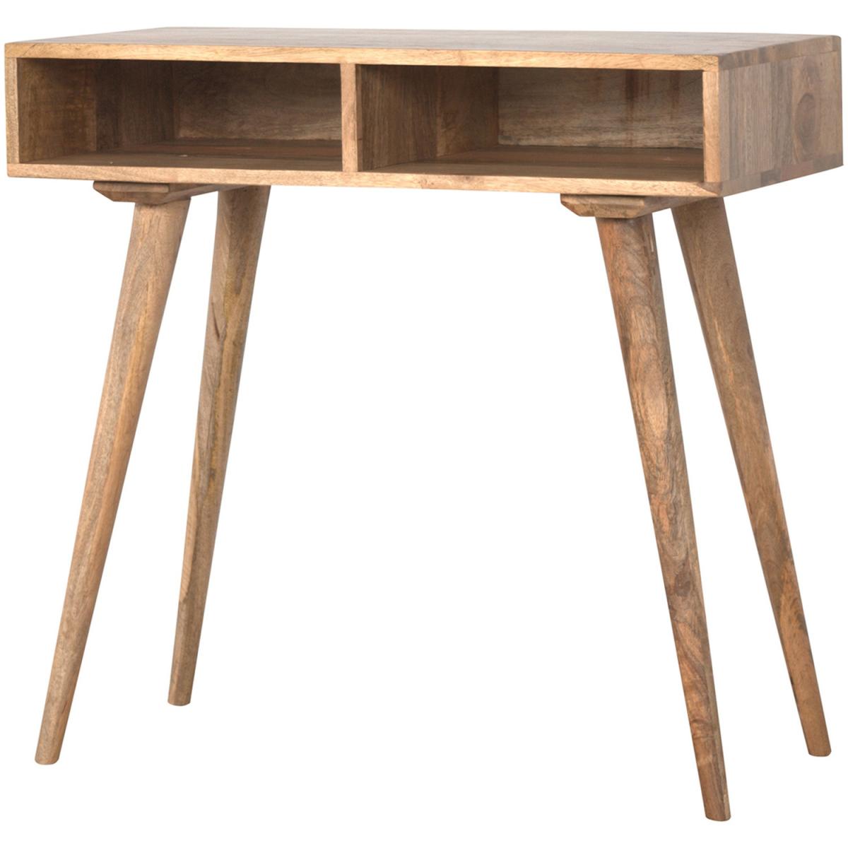 Nordic Style Open Shelf Writing Desk - Oak – image 4