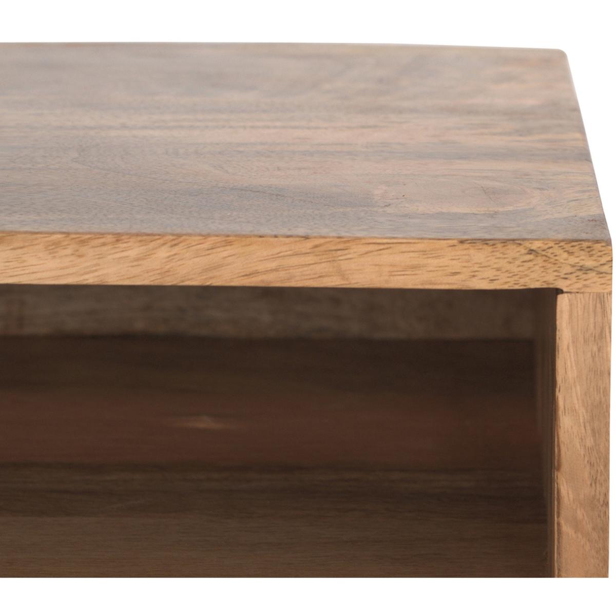 Nordic Style Open Shelf Writing Desk - Oak – image 5