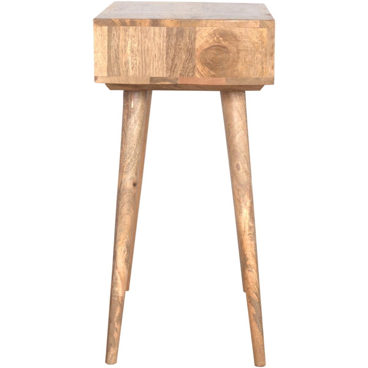 Nordic Style Open Shelf Writing Desk - Oak – image 7