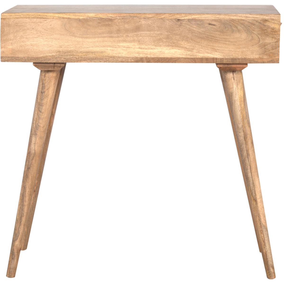 Nordic Style Open Shelf Writing Desk - Oak – image 8