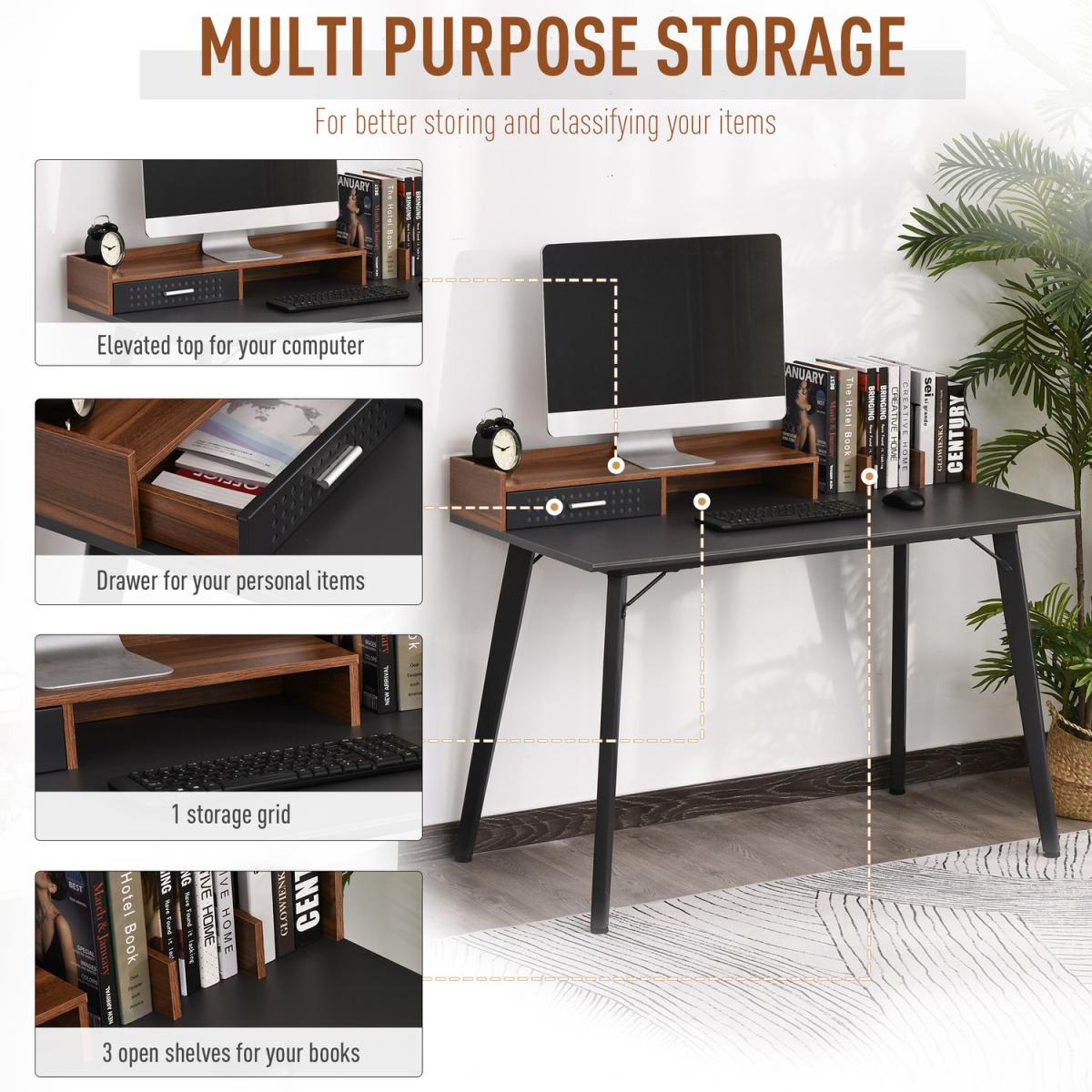Built-In Storage Desk - White – image 5