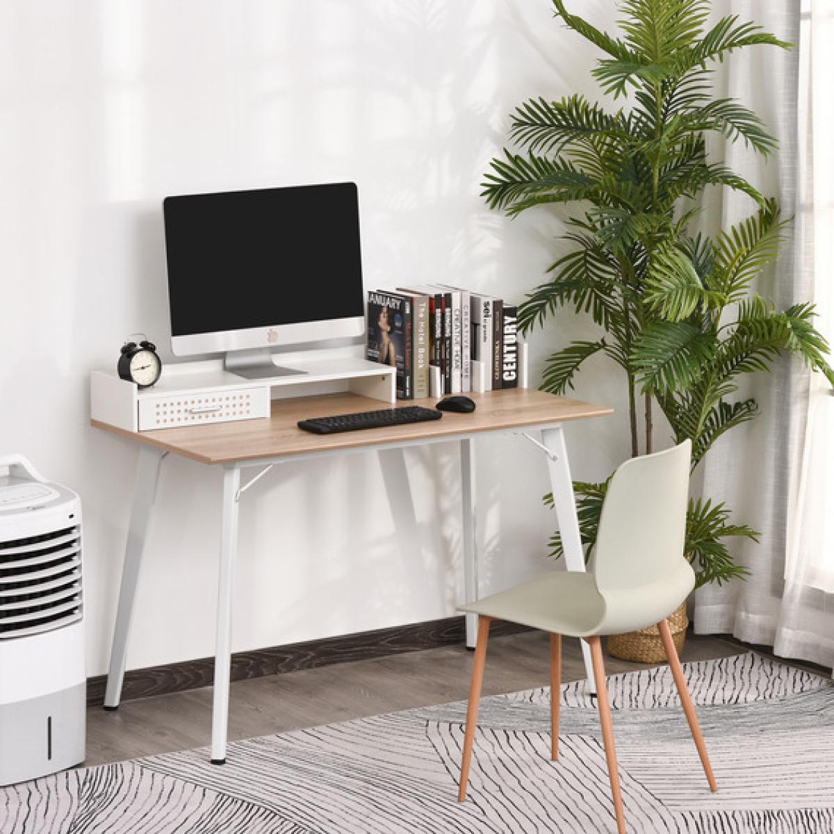 Built-In Storage Desk - White – image 1