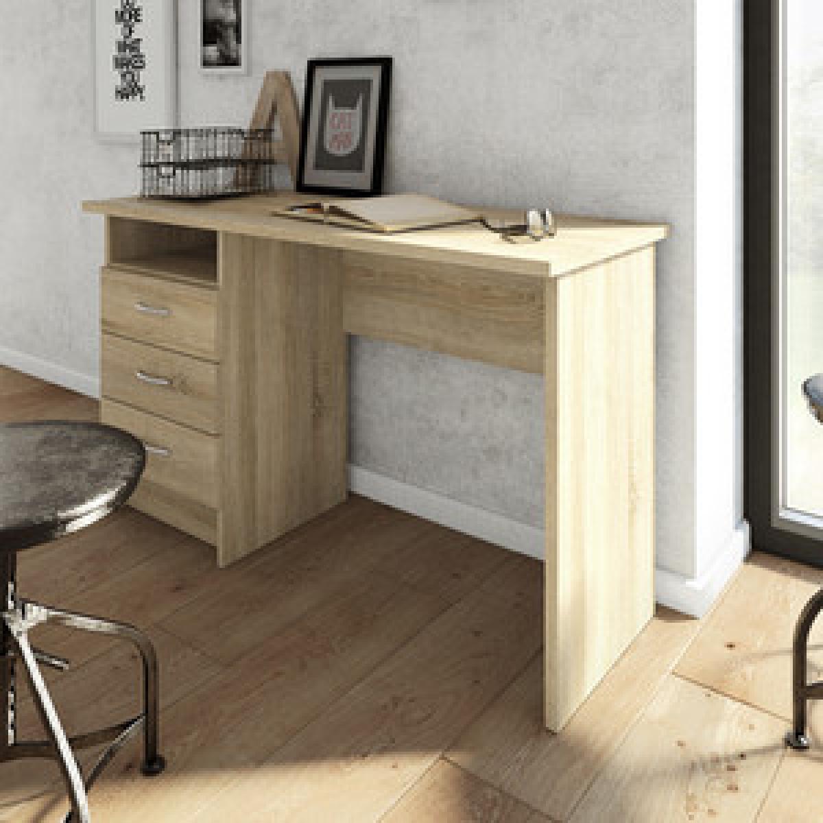 Focus Desk With Three Drawers - White – image 12