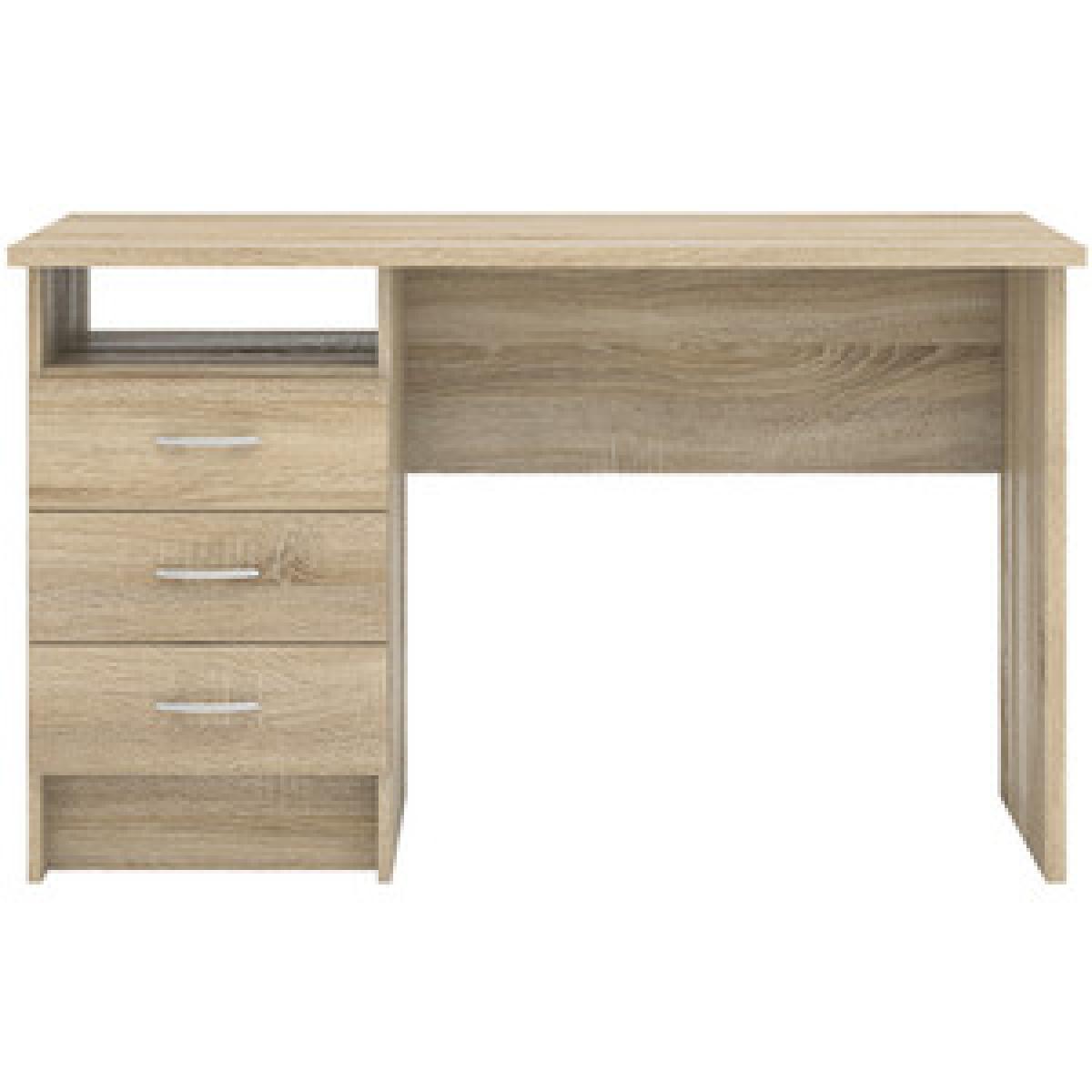 Focus Desk With Three Drawers - White – image 9