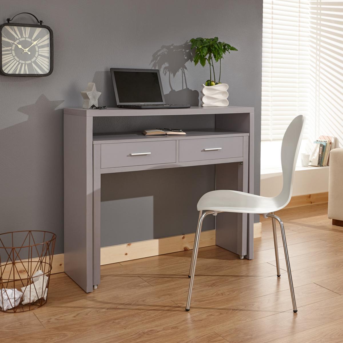 Regis Extending Console Desk - Black – image 2