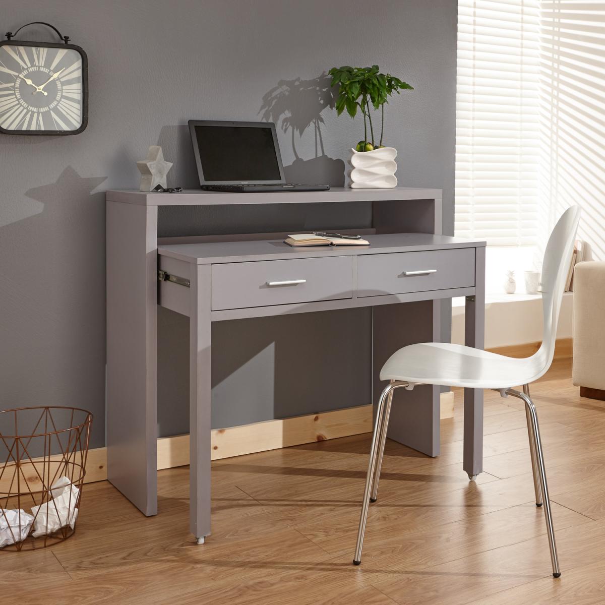 Regis Extending Console Desk - Black – image 12