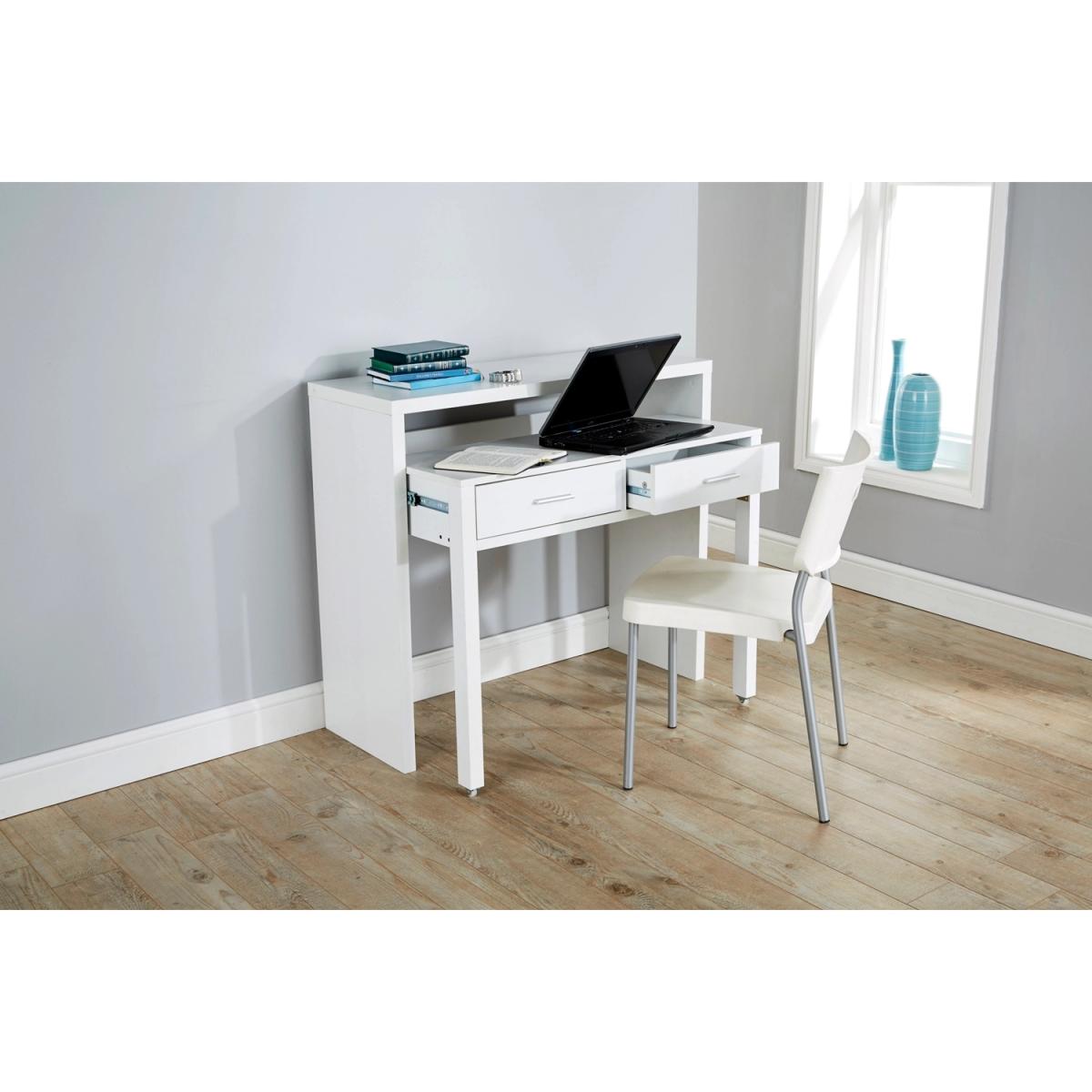 Regis Extending Console Desk - Black – image 14