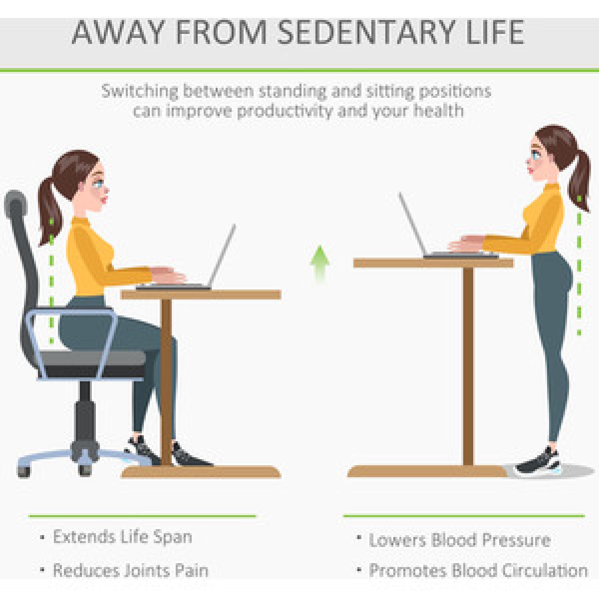 Electric Height Adjustable Standing Desk - White – image 10