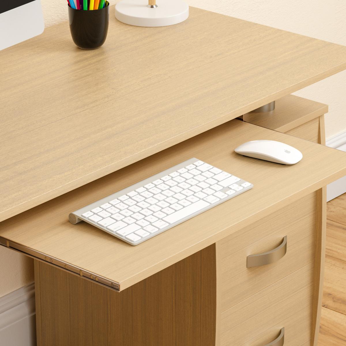 Otley 3 Drawer Computer Desk - Pine – image 13