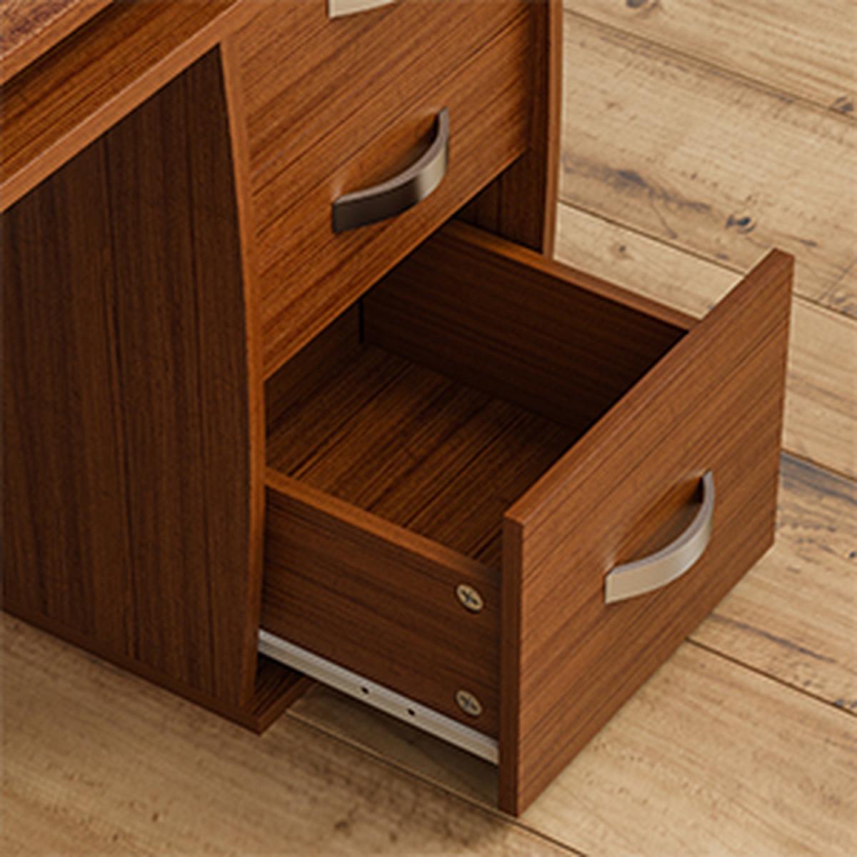 Otley 3 Drawer Computer Desk - Pine – image 17