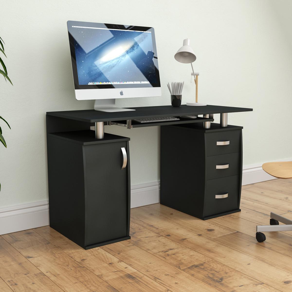 Otley 3 Drawer Computer Desk - Pine – image 8