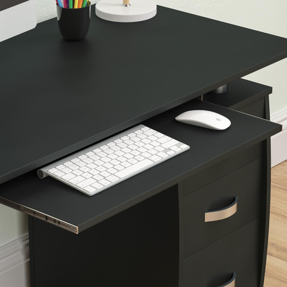 Otley 3 Drawer Computer Desk - Pine – image 10