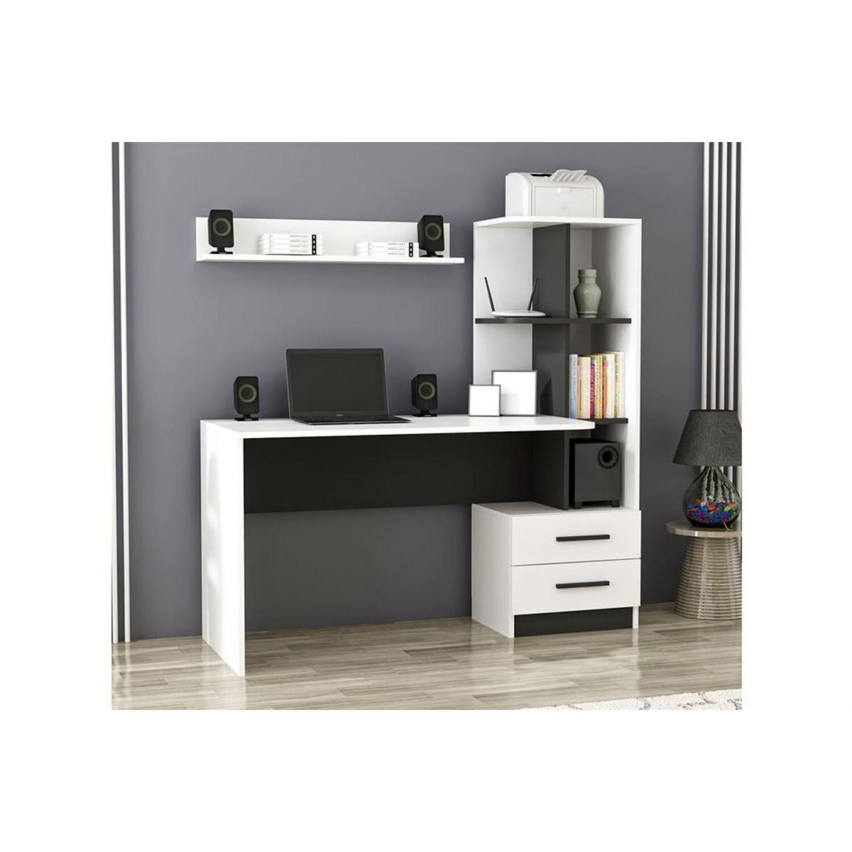 Alaska Computer Desk - Black & White – image 2