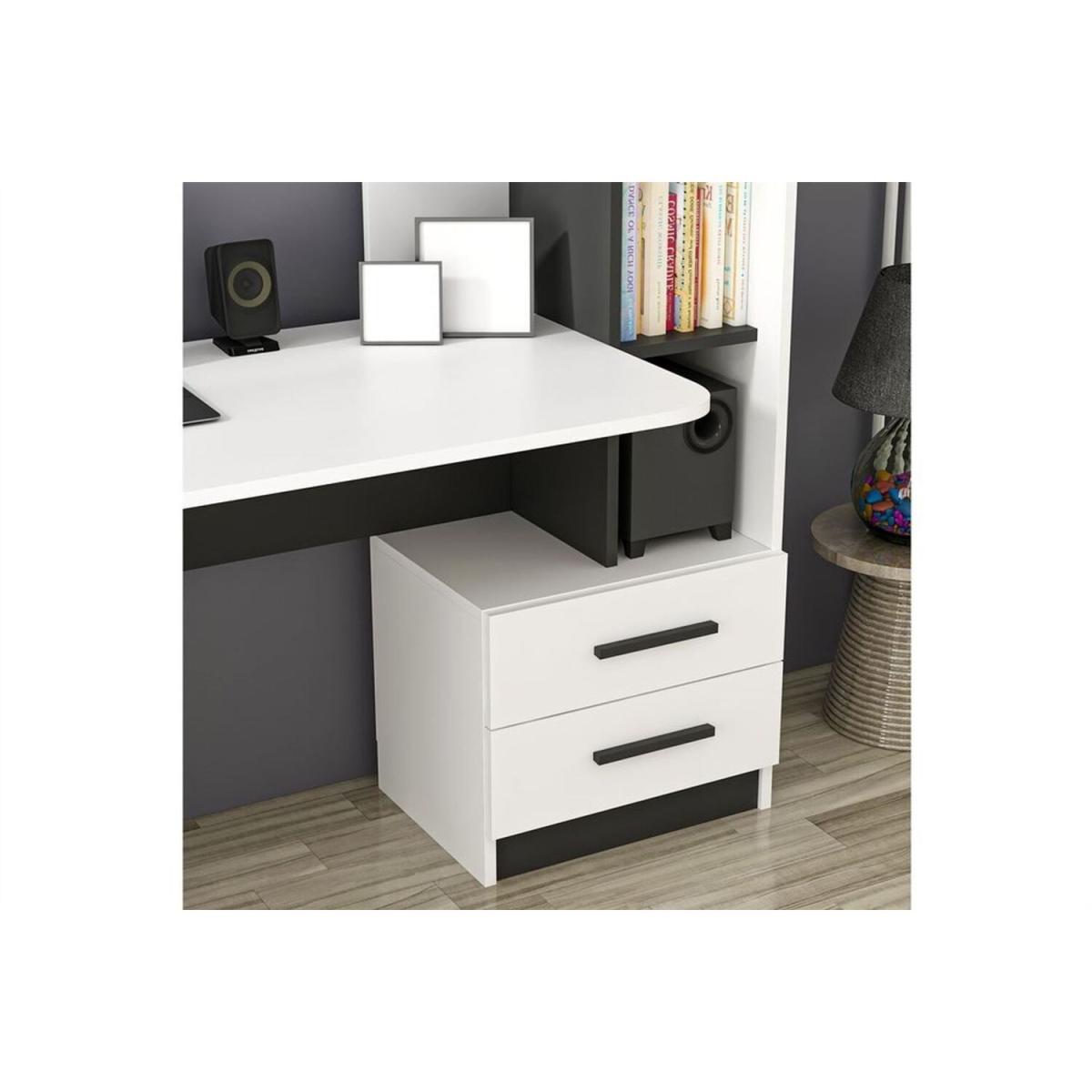 Alaska Computer Desk - Black & White – image 3