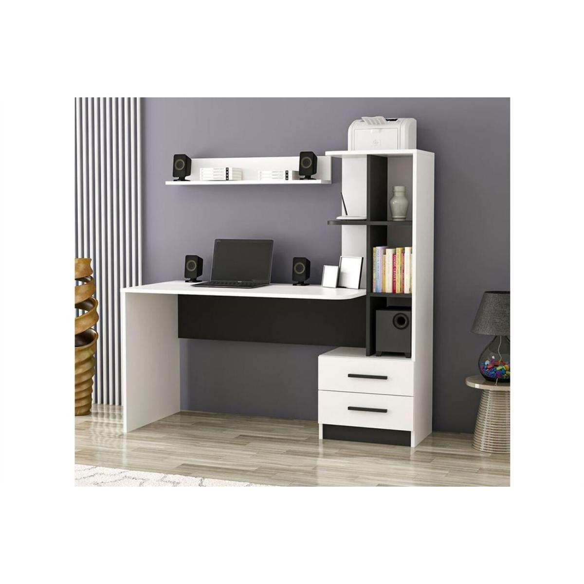 Alaska Computer Desk - Black & White – image 5