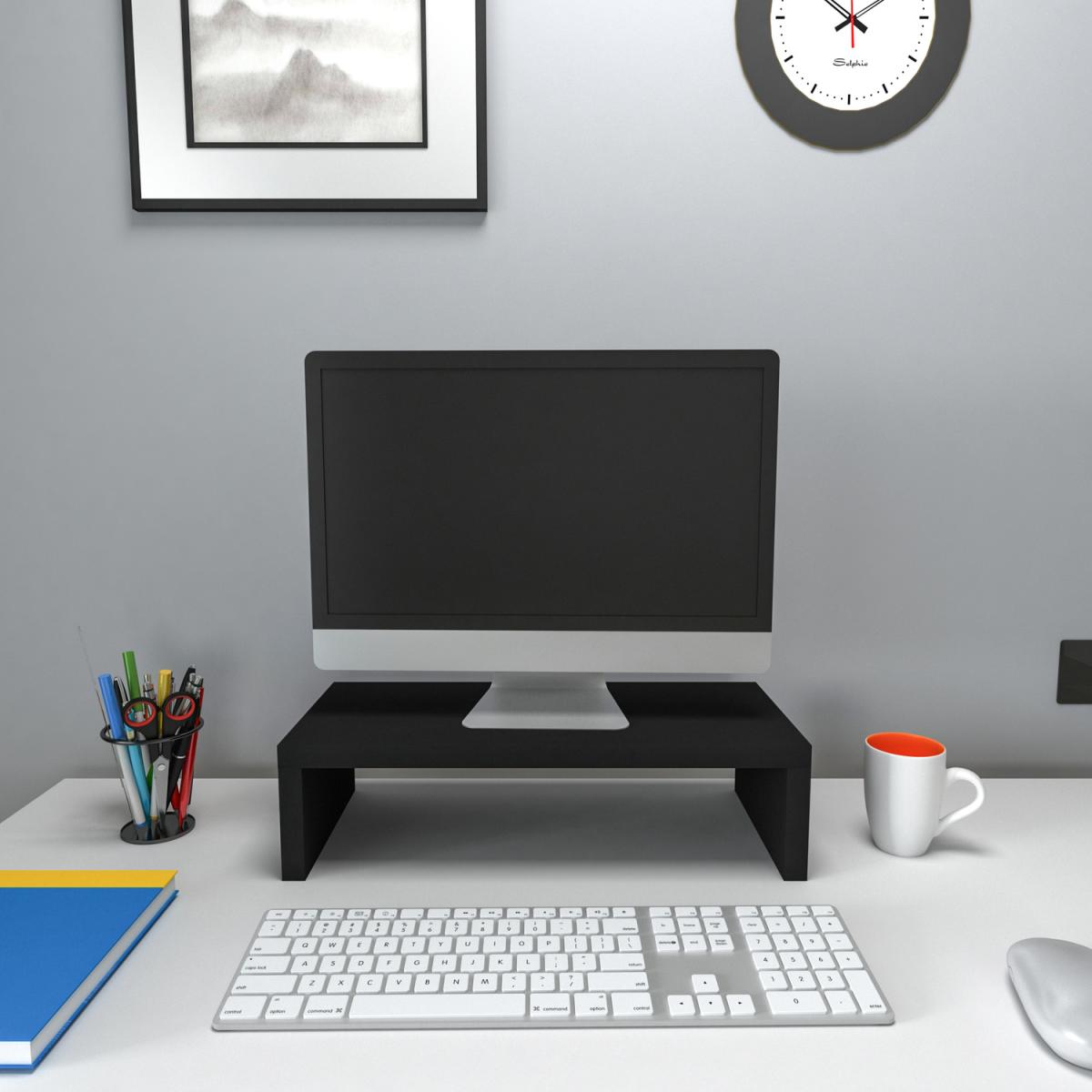 Thea Monitor Riser PC Stand - Black – image 3