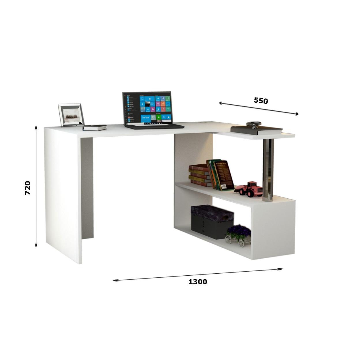 Gelincik Computer Desk - White – image 4