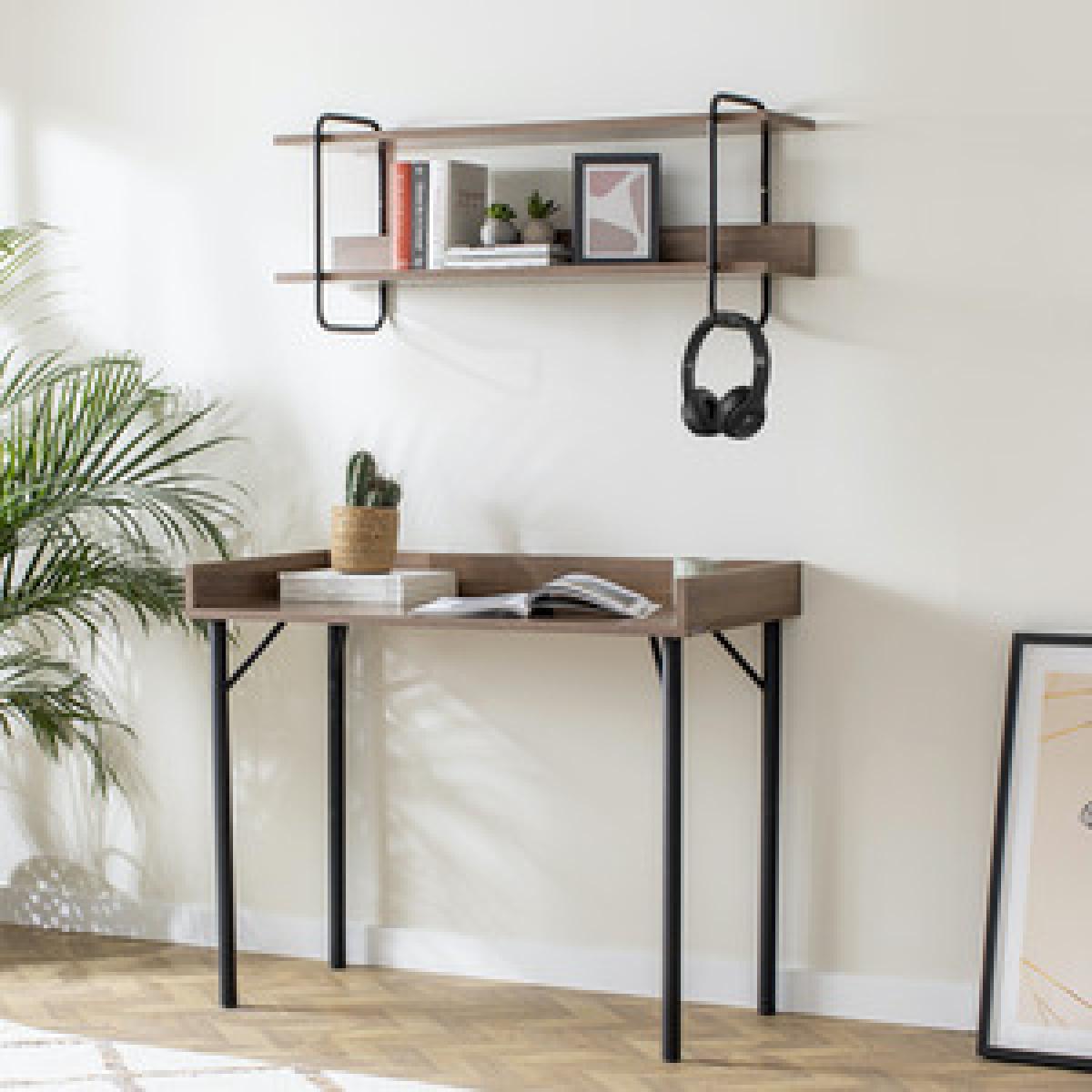 Loft Home Computer Desk - Oak – image 16