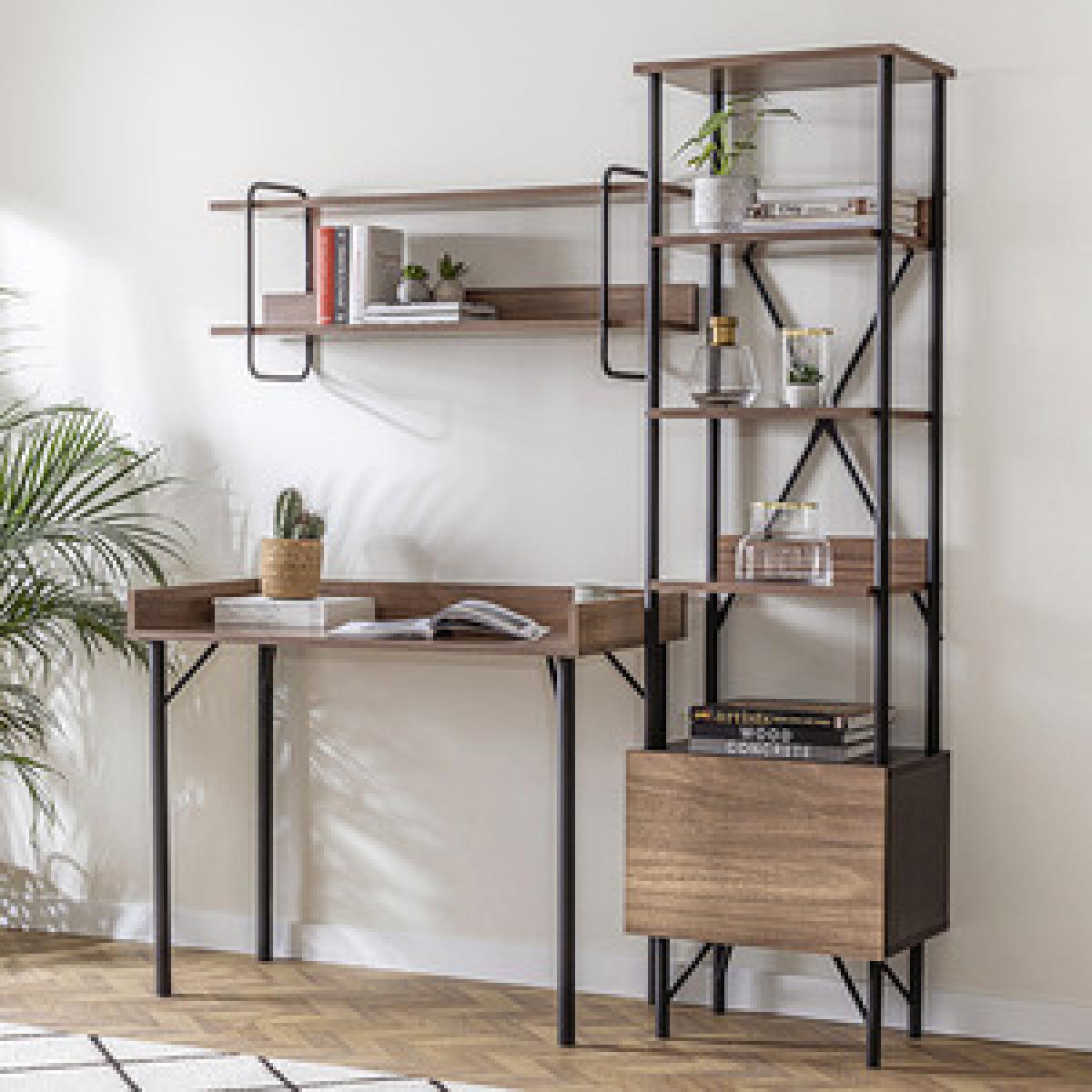 Loft Home Computer Desk - Oak – image 17